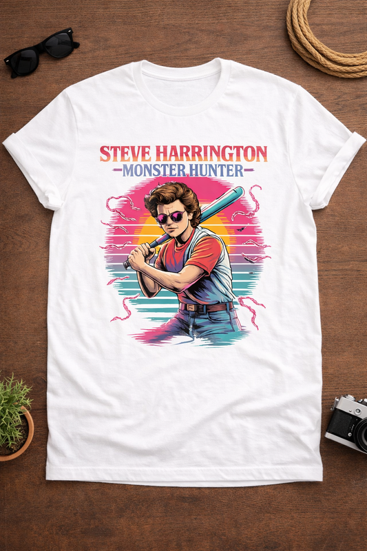 Steve Monster Hunter Unisex T-Shirt | White