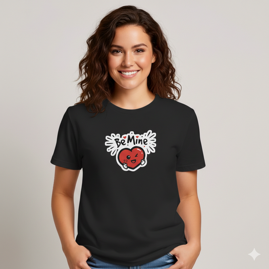 Be Mine Unisex T-Shirt | Black