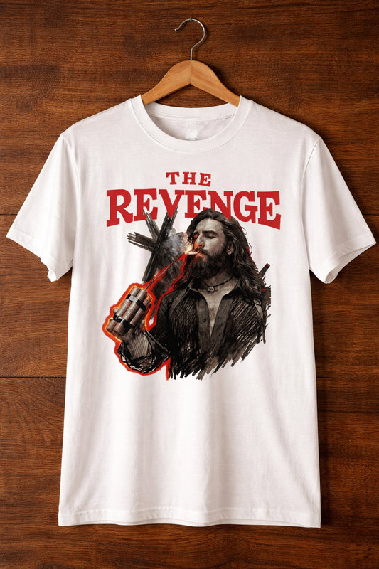 The Revenge T-Shirt – Men & Women | Moon White