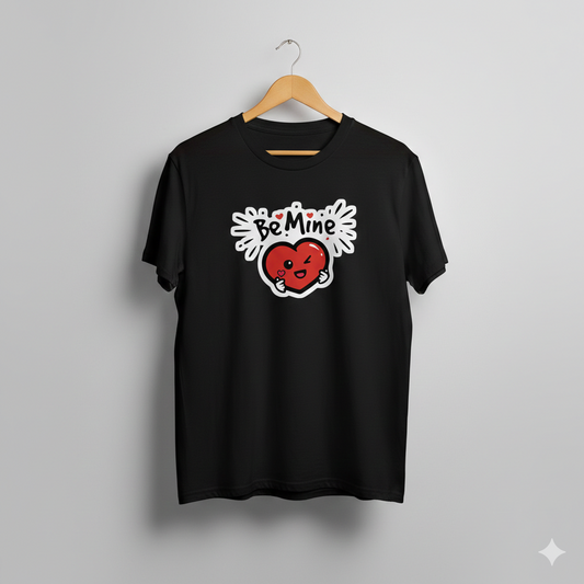 Be Mine Unisex T-Shirt | Black