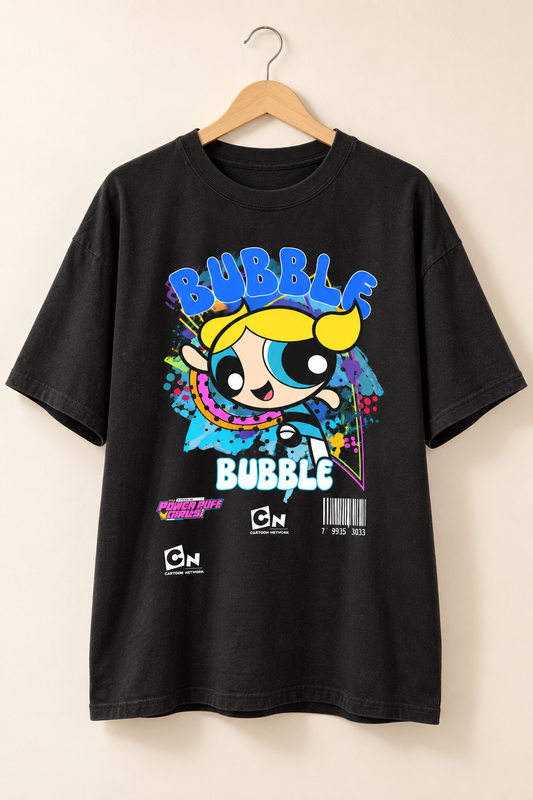 Powerpuff Girls Bubbles T-Shirt – Women | Black