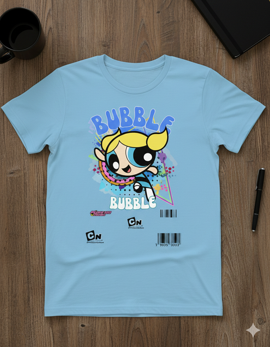 Powerpuff Girls Bubbles T-Shirt – Women | Blue