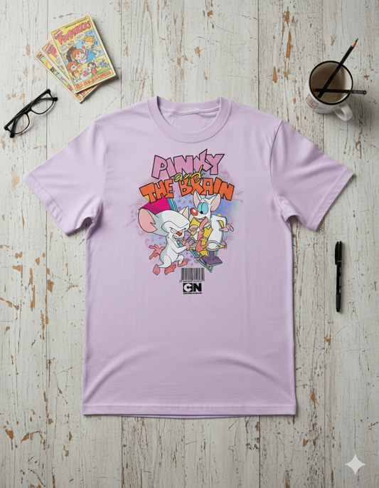 Pinky & The Brain Women T-Shirt | Pink