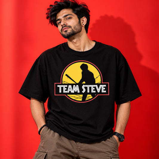 Team Steve Unisex T-Shirt | Black