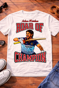 Ishan Krishan Roar Of Champion T-Shirt – Men & Women | Moon White