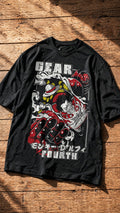 One Piece Gear Fourth Drop-Shoulder T-Shirt – Men & Women | Black