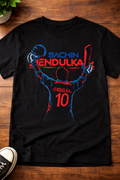 Sachin Celebrating T-Shirt – Men & Women | Midnight Black
