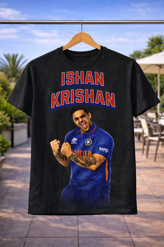 Ishan Krishan T-Shirt – Men & Women | Midnight Black