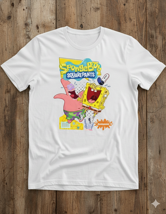 Sponge Bob Unisex T-Shirt |  White