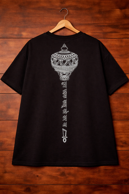 Shri Hanuman Gada T-Shirt – Men & Women | Black