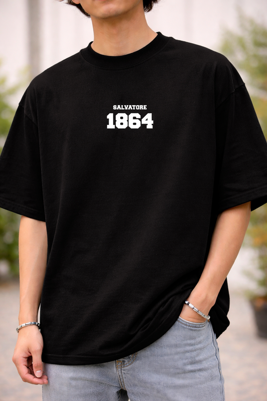 TVD Team Damon T-Shirt | Midnight Black (Drop-Shoulder)