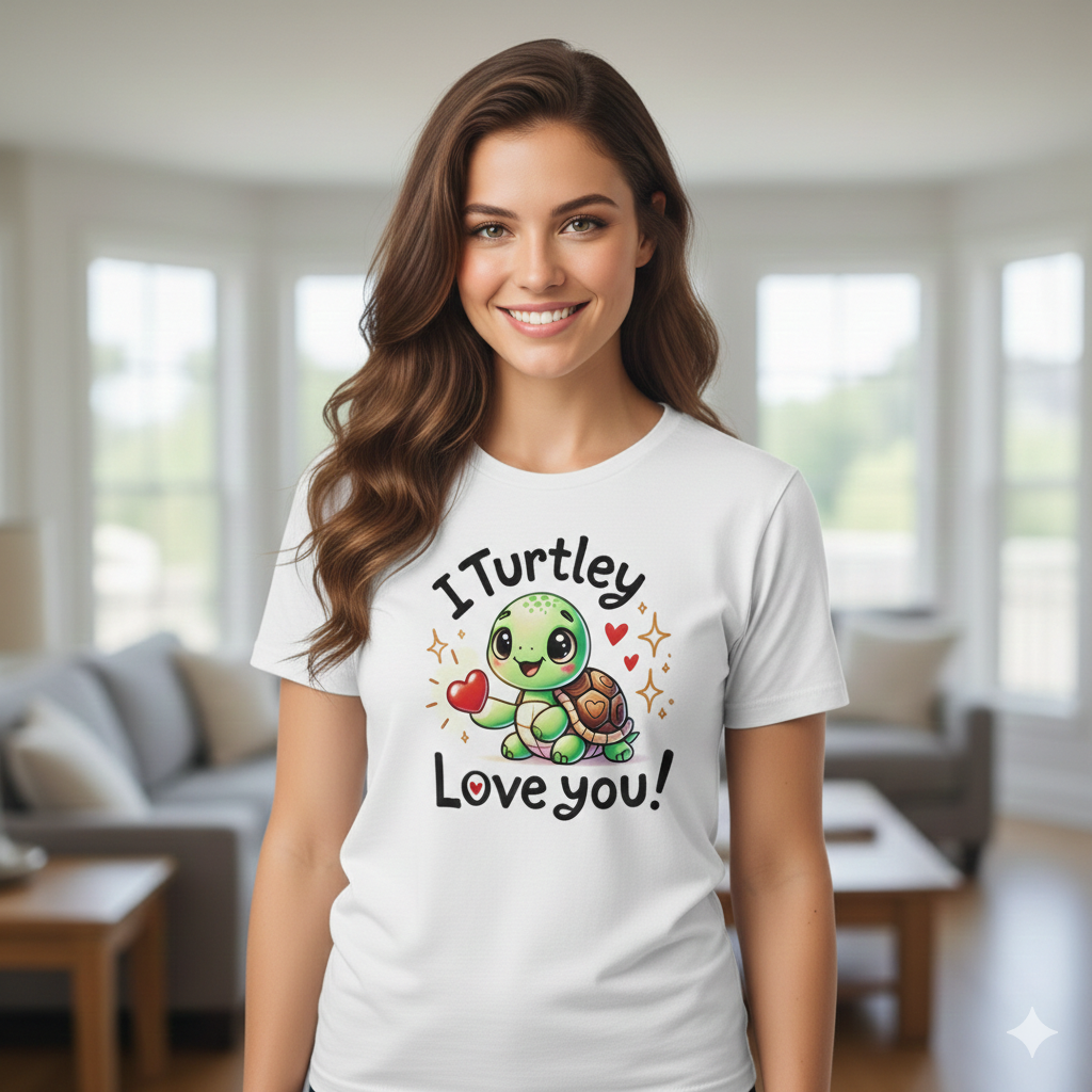 I Turtley Love You Unisex T-Shirt |  White