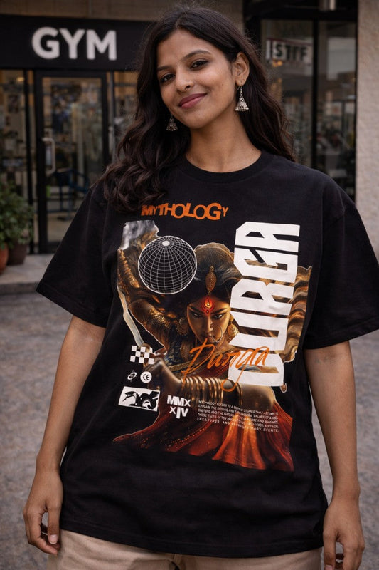 Mythology Durga Regular T-Shirt |  Black
