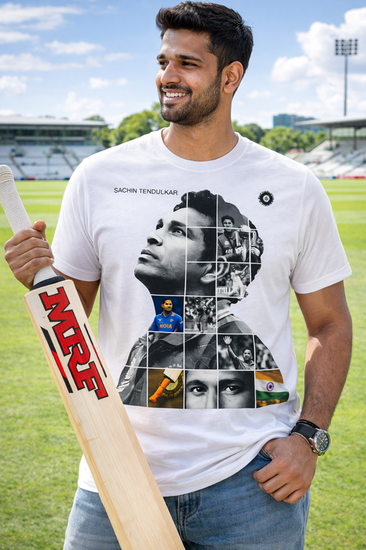 Sachin-Multiverse T-Shirt – Men & Women | Midnight Black