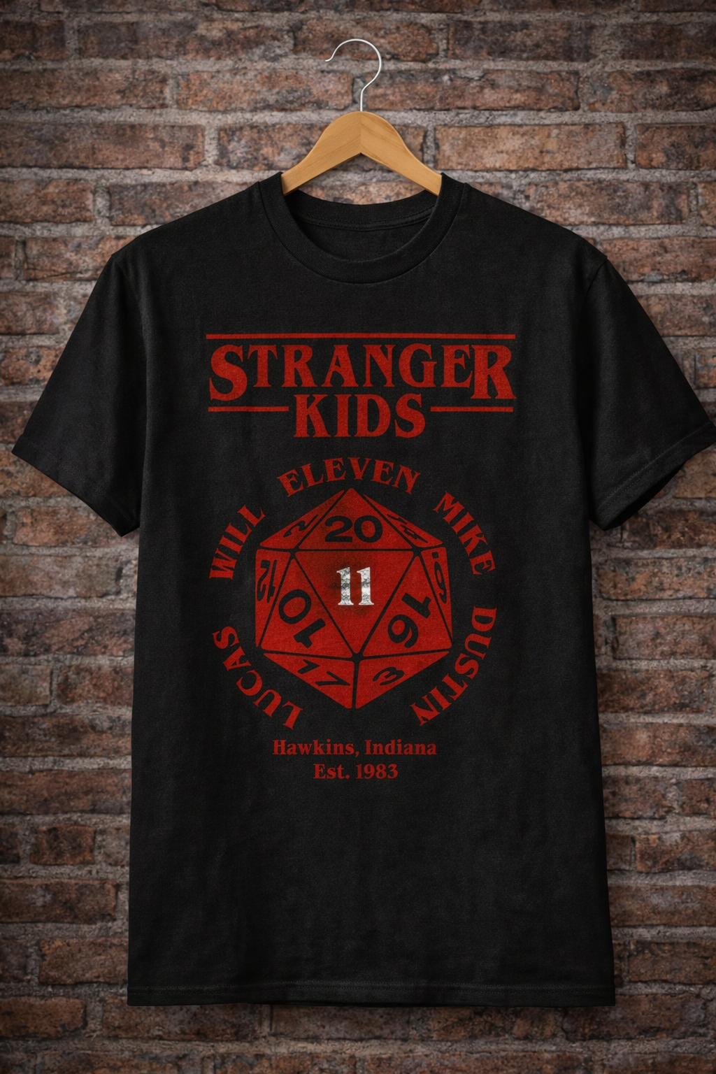 Stranger Kids Unisex T-Shirt |  Black