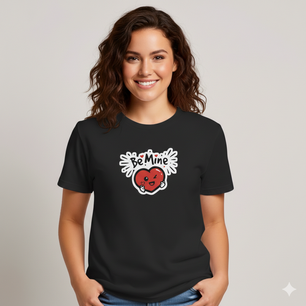 Be Mine Unisex T-Shirt |  Black