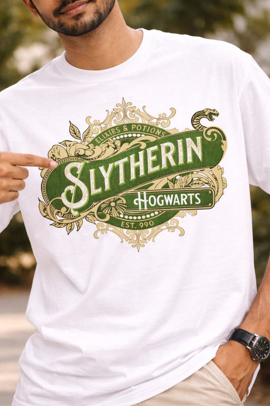 Harry Potter Sytherin T-Shirt |  White