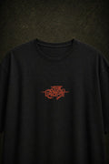Raja Shivaji Oversized Drop-Shoulder T-Shirt – Men & Women | Black