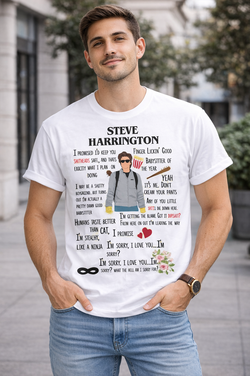 Dialogues of Steve Unisex T-Shirt |  White