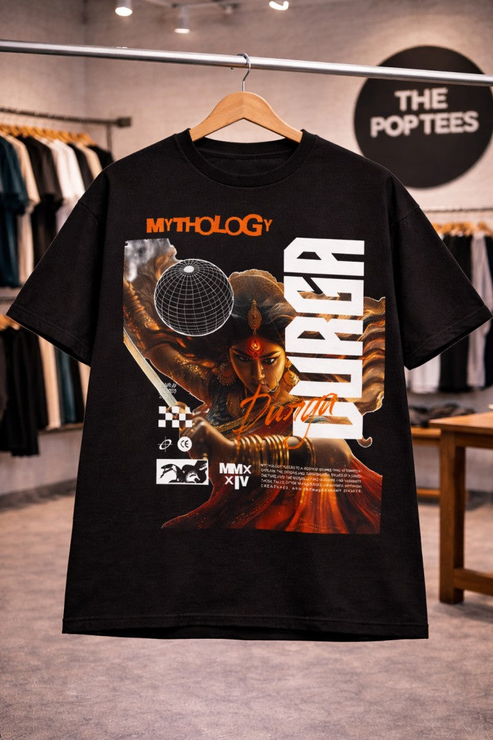 Mythology Durga Regular T-Shirt |  Black