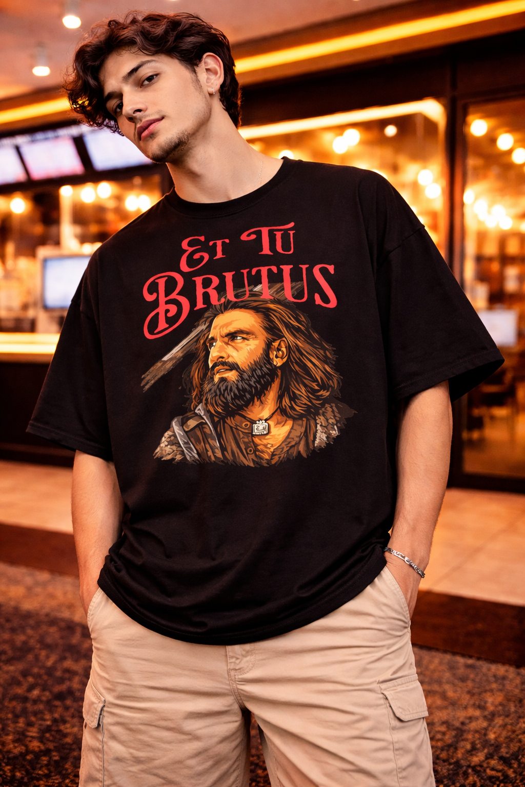 Dhurandhar Et Tu Brutus T-Shirt – Men & Women | Black