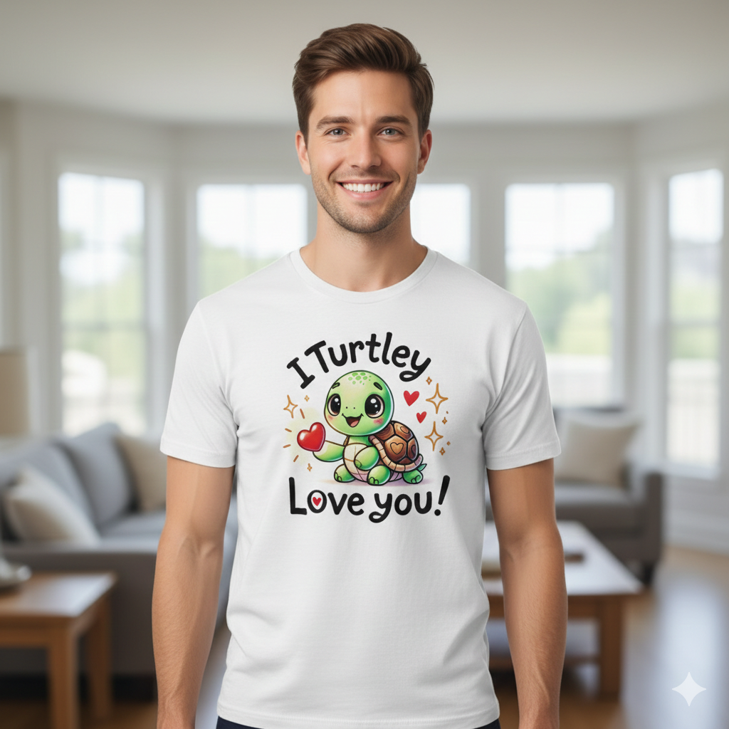 I Turtley Love You Unisex T-Shirt |  White
