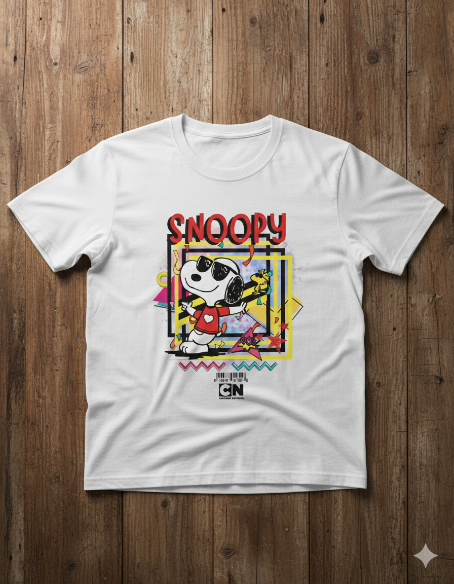 Snoopy Unisex T-Shirt |  White