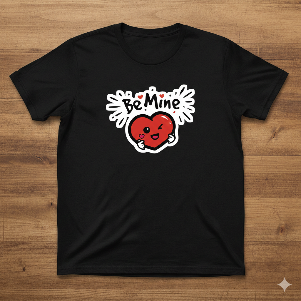 Be Mine Unisex T-Shirt |  Black