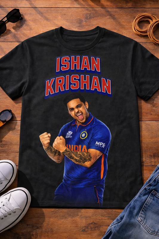 Ishan Krishan T-Shirt – Men & Women | Midnight Black