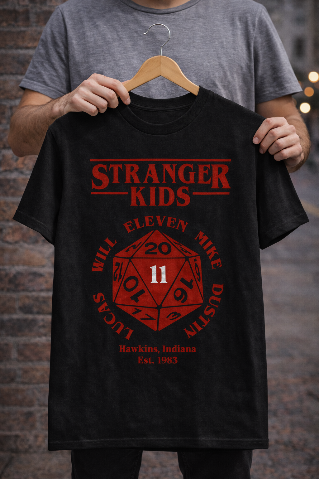 Stranger Kids Unisex T-Shirt |  Black