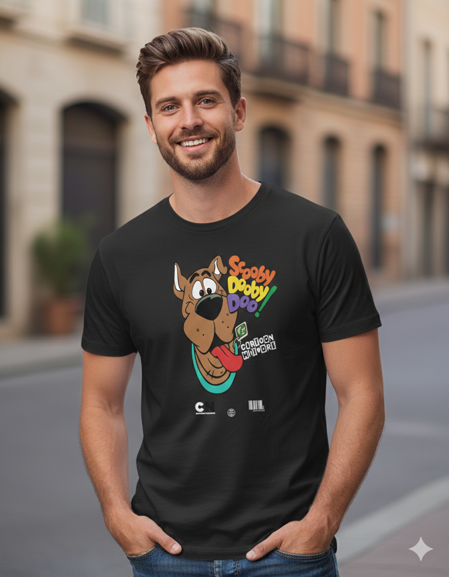 Scooby Dooby Doo Unisex T-Shirt |  Black