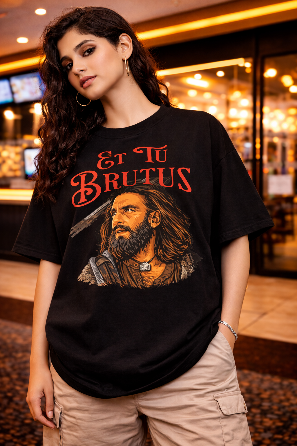 Dhurandhar Et Tu Brutus T-Shirt – Men & Women | Black