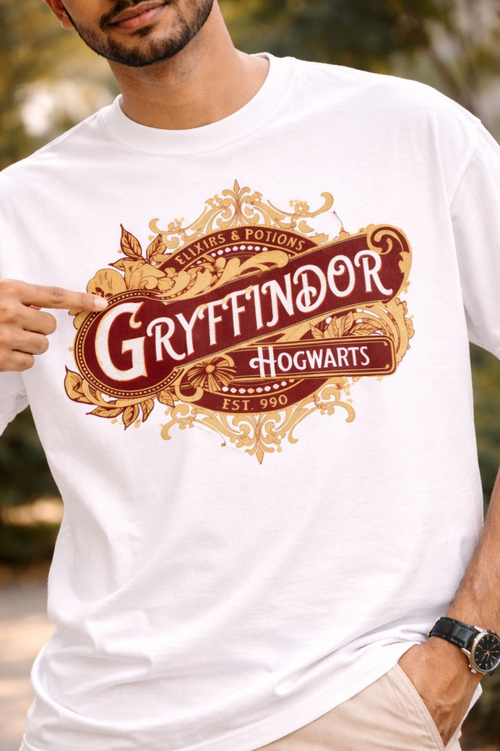 Harry Potter Gryffindor T-Shirt |  White