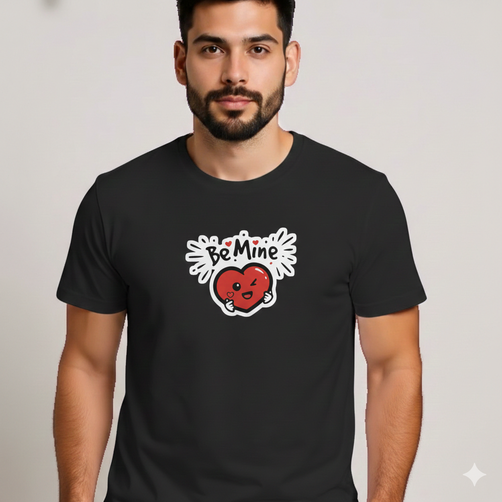 Be Mine Unisex T-Shirt |  Black