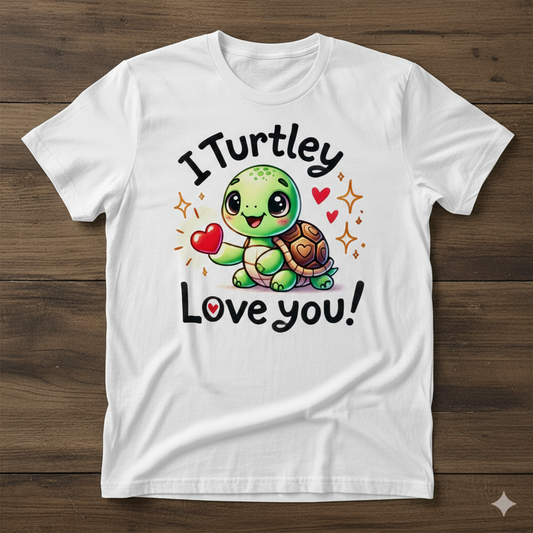 I Turtley Love You Unisex T-Shirt |  White