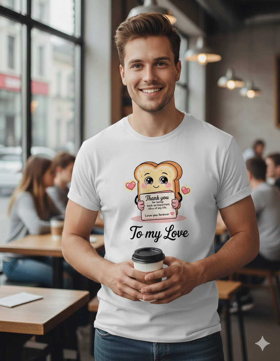 Thank You To My Love Unisex T-Shirt |  White