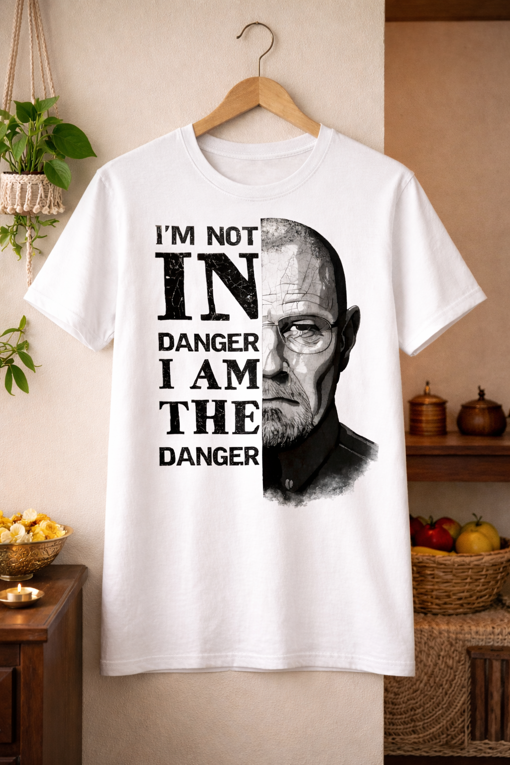 I am the Danger Unisex T-Shirt |  White