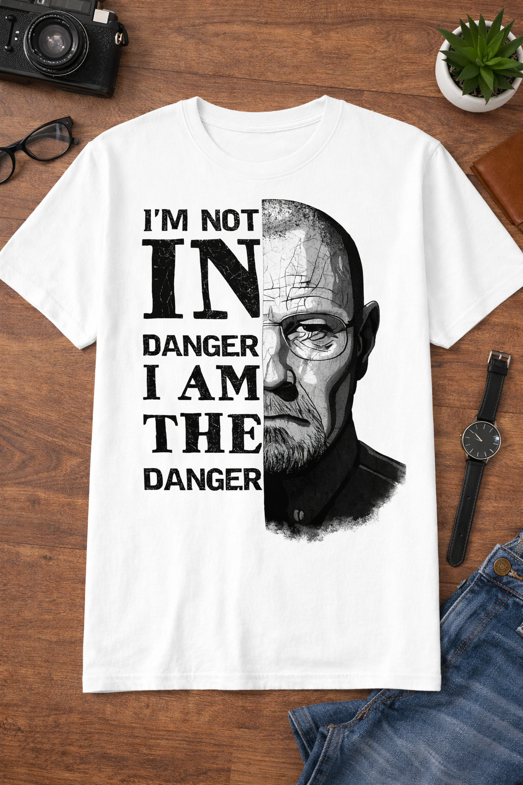 I am the Danger Unisex T-Shirt |  White