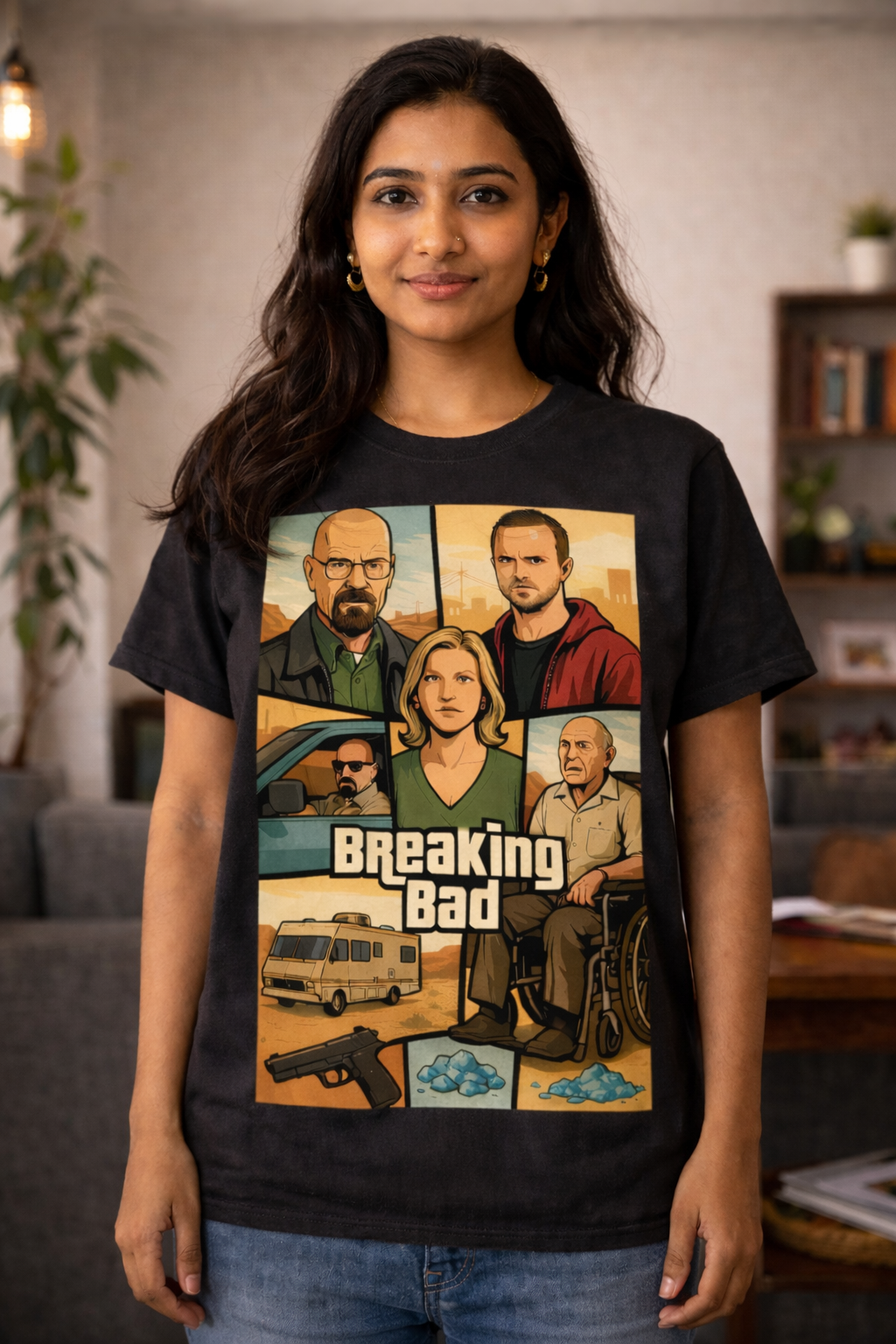 Heisenberg GTA Style Unisex T-Shirt |  Black