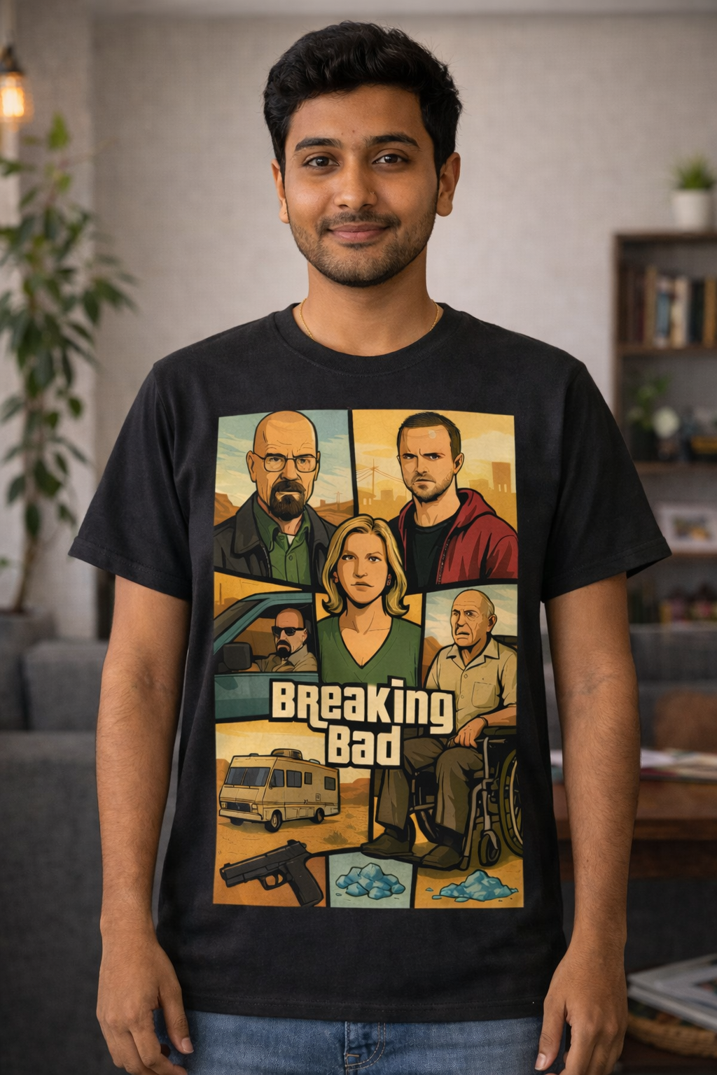 Heisenberg GTA Style Unisex T-Shirt |  Black