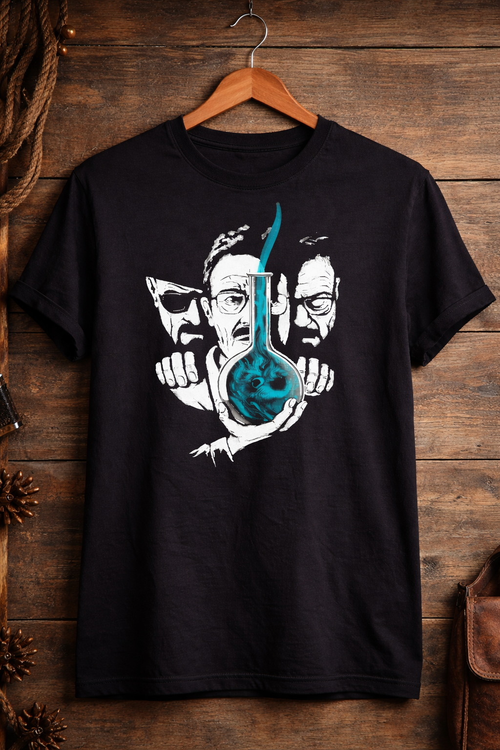 3 Faced Heisenberg Unisex T-Shirt |  Black