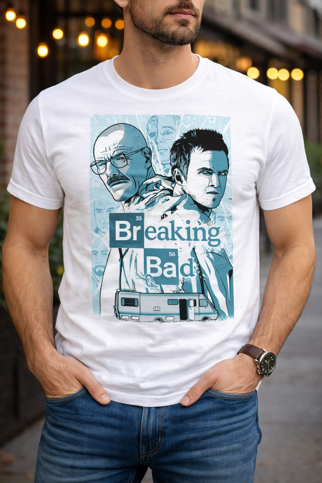 Jesse & Walter Unisex T-Shirt |  White