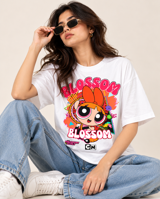 Powerpuff Girls Blossom T-Shirt – Women |  White