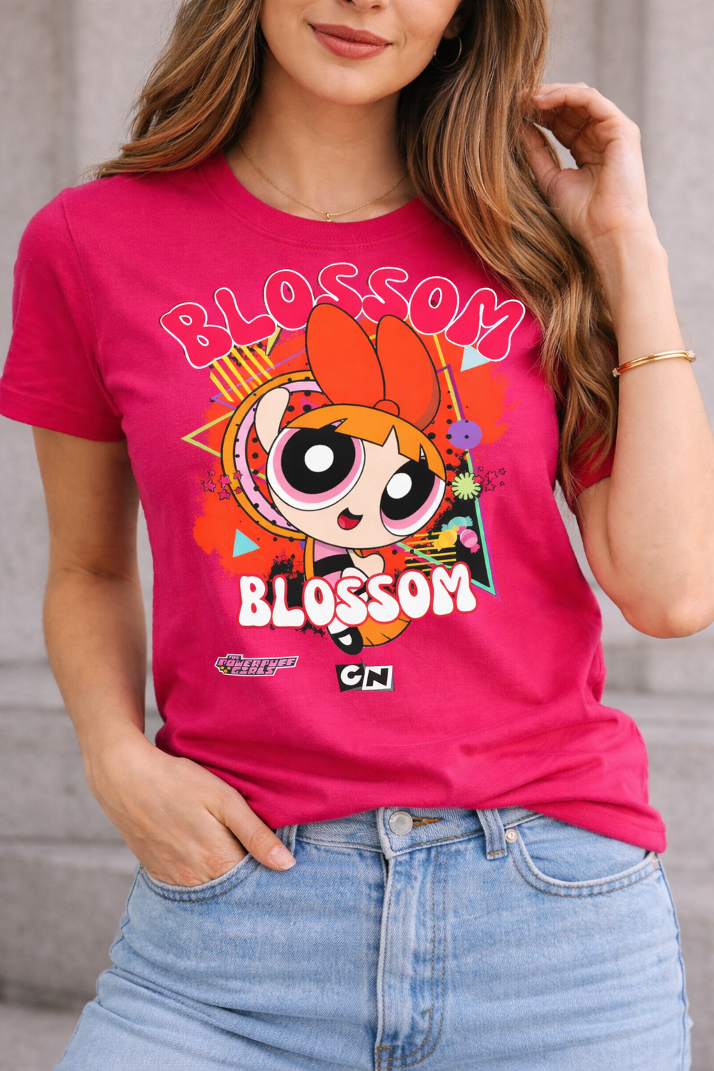 Powerpuff Girls Blossom T-Shirt – Women |  Pink