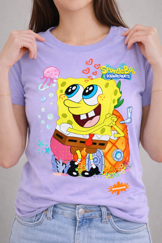 SpongeBob Women T-Shirt |  Blue