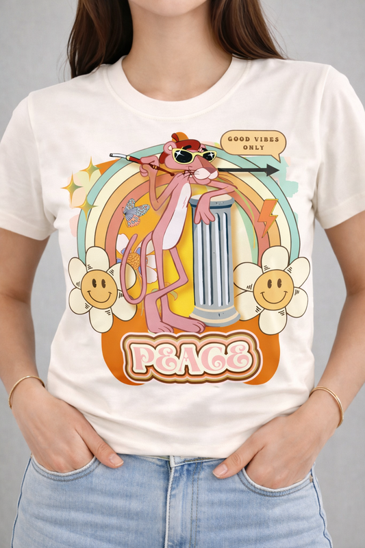 Pink Panther T-Shirt – Women |  White
