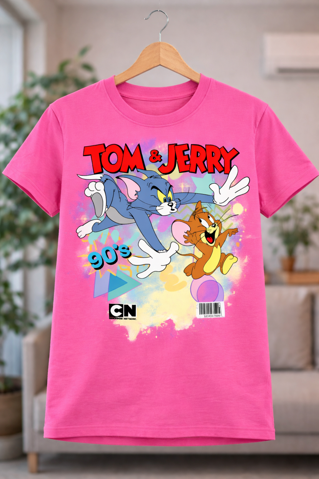 Tom & Jerry Women T-Shirt |  Pink