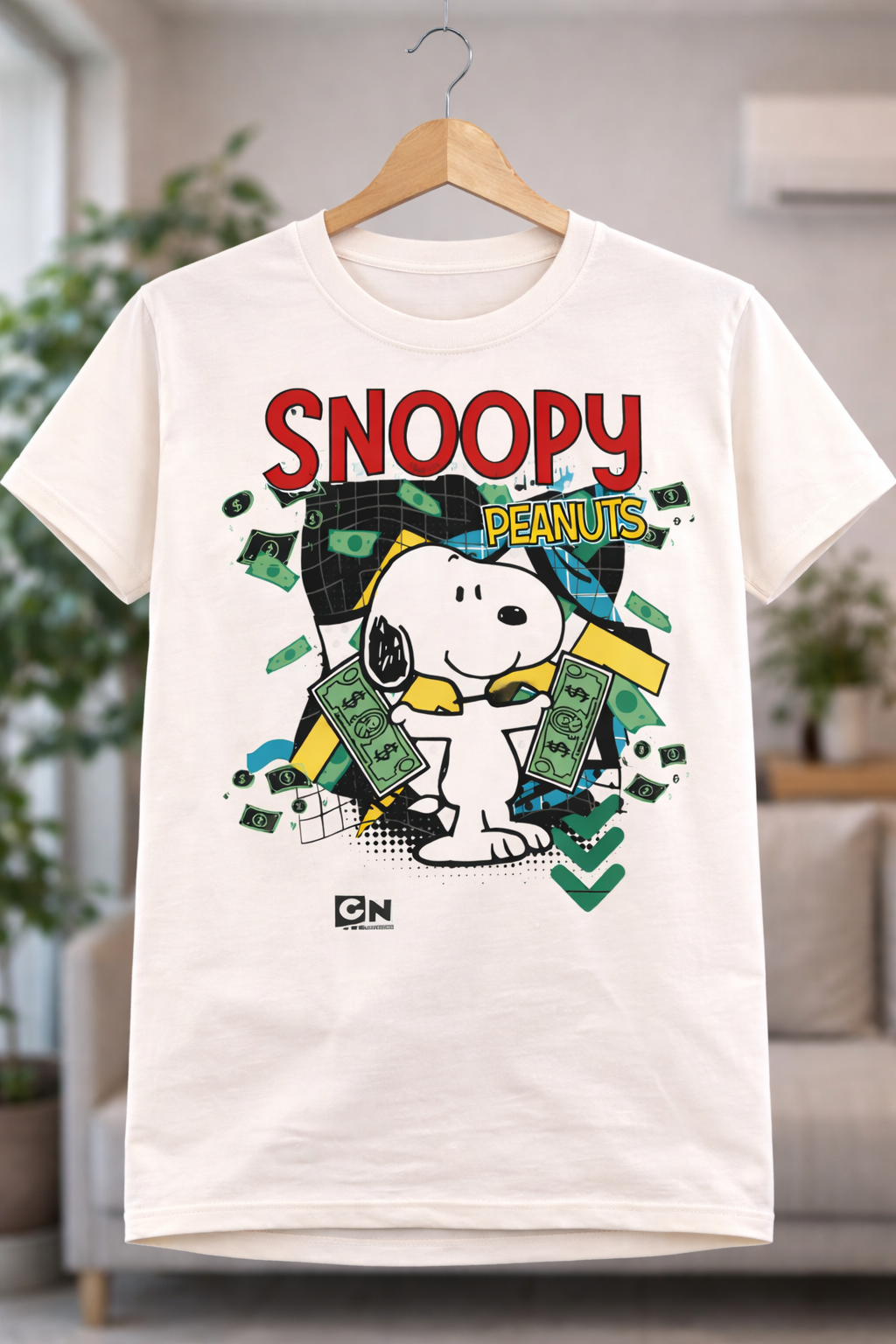 Snoopy Women T-Shirt |  Off White