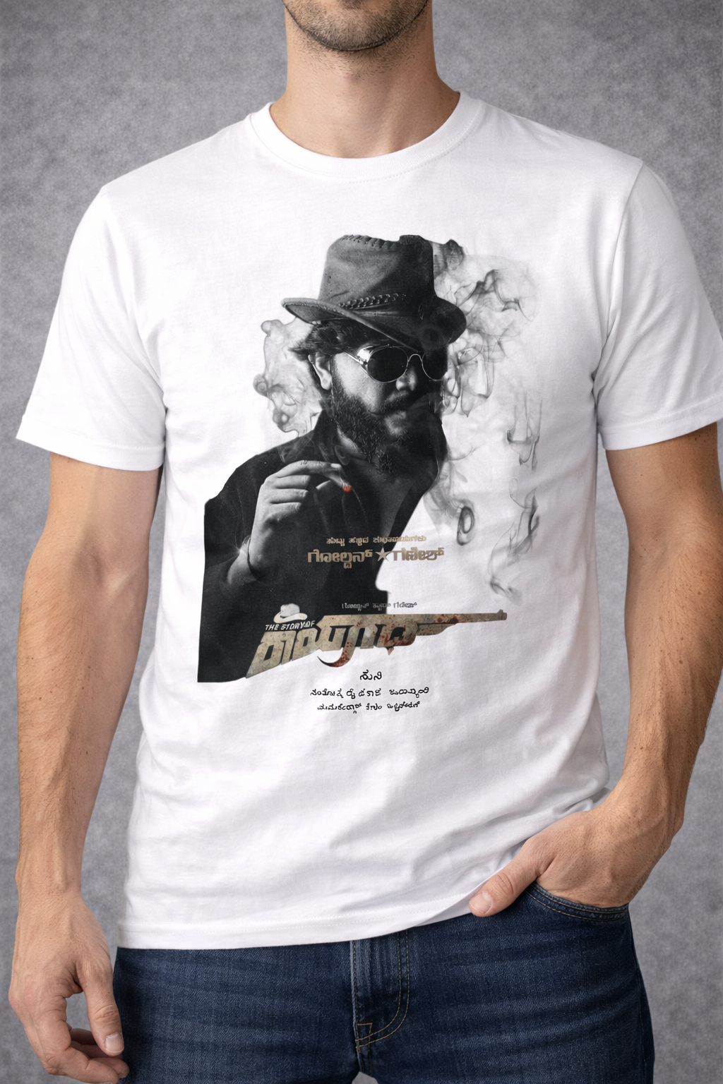 Golden Star Ganesh Unisex T-Shirt |  White