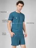 Solid Coord Set – Men | Tasty Teal
